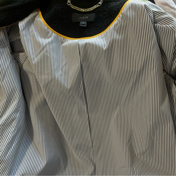 J. Crew Black Buckle Lady Blazer Size 10 Academia Work Office Chic Elegant Fall‎ - Picture 7 of 15